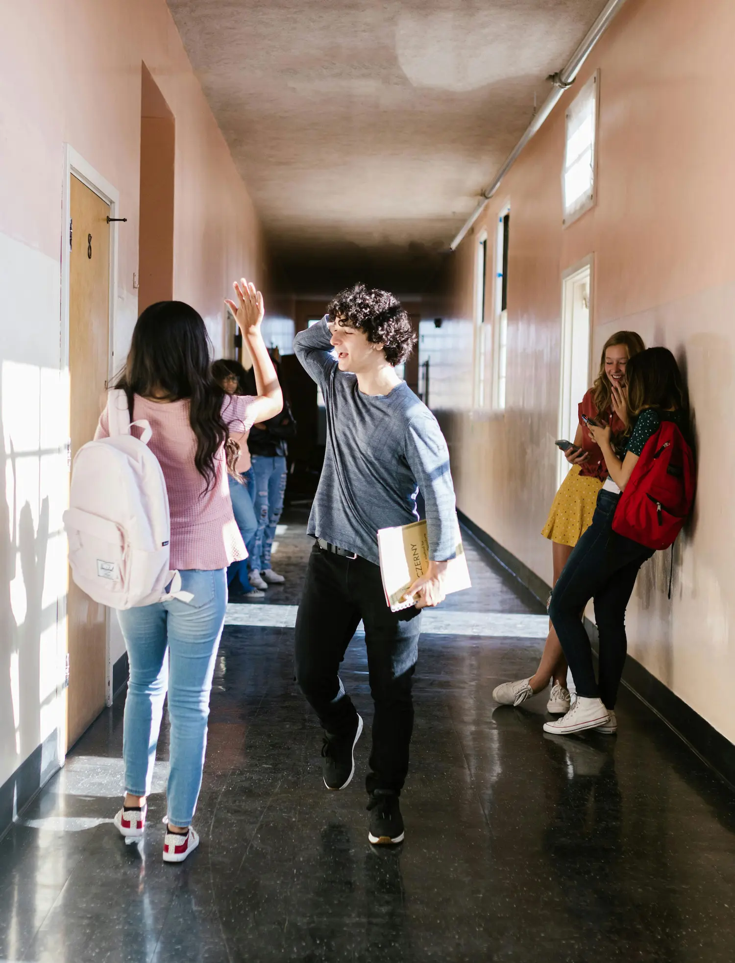 Teens in a supportive environment